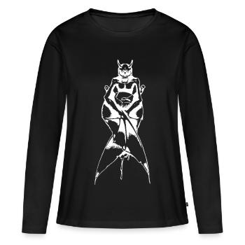 World Devourer – The World in His Claws - Women's Premium Organic Long Sleeve Shirt - black - Front - Julia (174cm)