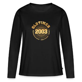 Award 2003 - Women's Premium Organic Long Sleeve Shirt - black - Front - Julia (174cm)