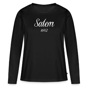 Wicca Witches Salem 1692 Halloween - Women's Premium Organic Long Sleeve Shirt - black - Front - Julia (174cm)