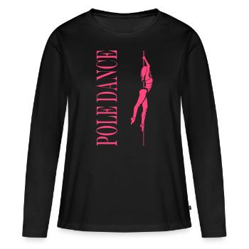 Women's pole dancing pole dancing - Women's Premium Organic Long Sleeve Shirt - black - Front - Julia (174cm)