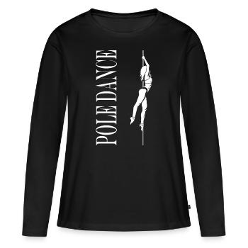 Women's pole dancing pole dancing - Women's Premium Organic Long Sleeve Shirt - black - Front - Julia (174cm)