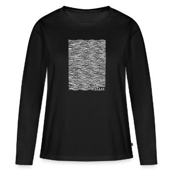 Ostsee-Liebe, Ostsee-Fans - Frauen Premium Bio Langarmshirt - Schwarz - Vorne - Julia (174cm)
