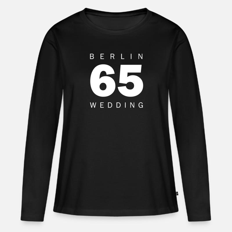 Wedding - Frauen Premium Bio Langarmshirt - Schwarz