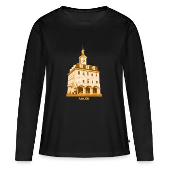 Mairie d’Aalen Souabe Alb Bade-Wurtemberg - T-shirt manches longues Premium bio Femme - noir - Devant - Julia (174cm)