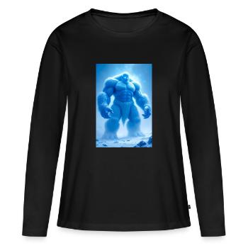 Jötunn Uralte Riesen gegen Götter im nordischen Mythos - Frauen Premium Bio Langarmshirt - Schwarz - Vorne - Julia (174cm)
