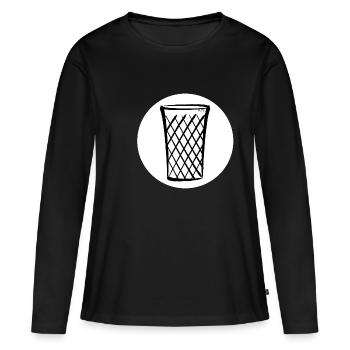 Cider, Bembel, Äbbelwoi - Women's Premium Organic Long Sleeve Shirt - black - Front - Julia (174cm)