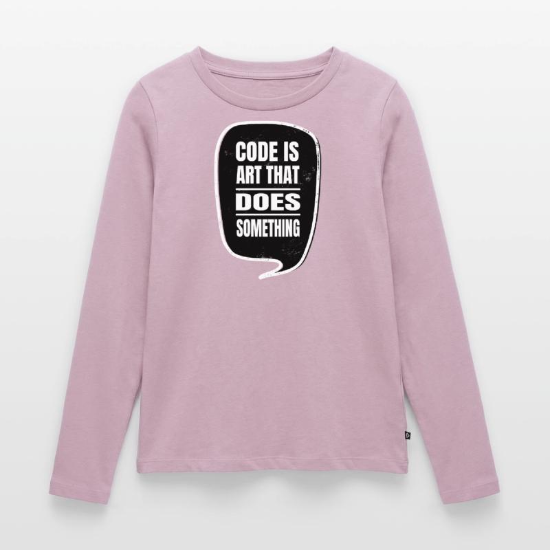 informatics c sharp programming fun jokes gift Frauen Premium Bio Langarmshirt