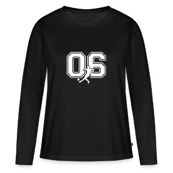 Soccer Number 06 Soccer Player - Women's Premium Organic Long Sleeve Shirt - black - Front - Julia (174cm)