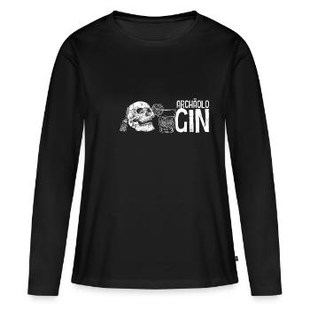 ArchäoloGIN Gin Liebhaberin Gin Geschenk Gin Wacho - Frauen Premium Bio Langarmshirt - Schwarz - Vorne - Julia (174cm)