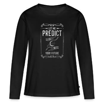 Fortune Tellers Fortune Telling Destiny - Women's Premium Organic Long Sleeve Shirt - black - Front - Julia (174cm)