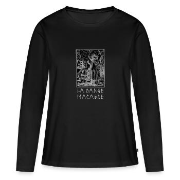 La danse Macabre (Mort, Black Metal)D - T-shirt manches longues Premium bio Femme - noir - Devant - Julia (174cm)