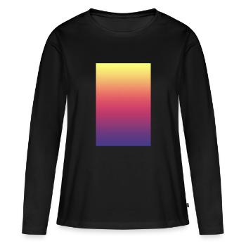 Fade Skin | CSGO - T-shirt manches longues Premium bio Femme - noir - Devant - Julia (174cm)