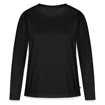 Canada City Coordinates - Montréal - Women's Premium Organic Long Sleeve Shirt - black - Front - Julia (174cm)