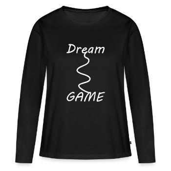 Game Gaming PC - Frauen Premium Bio Langarmshirt - Schwarz - Vorne - Julia (174cm)