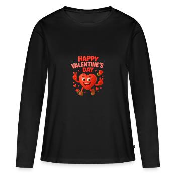 ChatGPT Image 17 mai 2025 09 12 56 - T-shirt manches longues Premium bio Femme - noir - Devant - Julia (174cm)