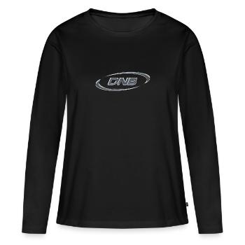 DNB Chrome - Women's Premium Organic Long Sleeve Shirt - black - Front - Julia (174cm)
