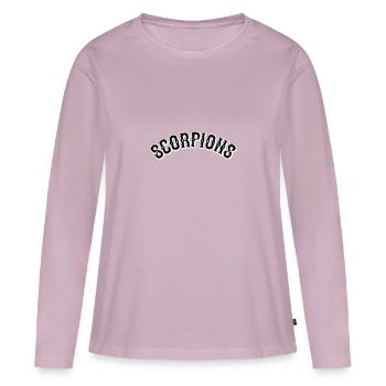 Scorpions - Frauen Premium Bio Langarmshirt - Altrosa - Vorne - Julia (174cm)