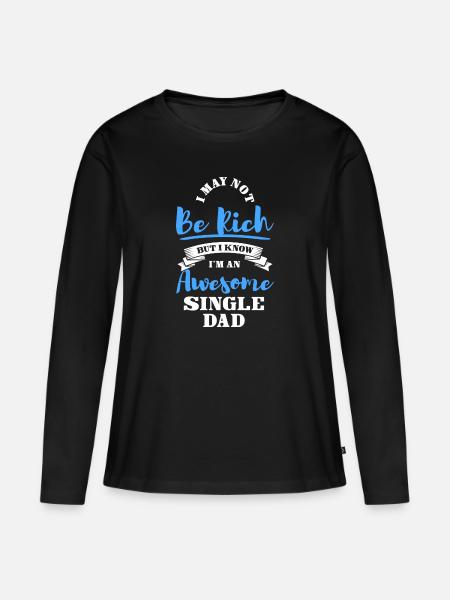 Elternteil Stolz - Frauen Premium Bio Langarmshirt - Schwarz