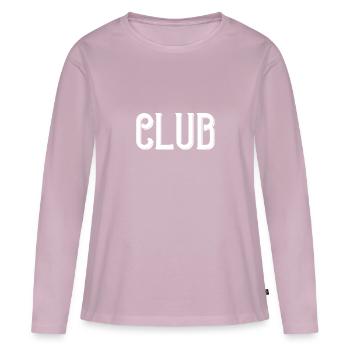 Club - Frauen Premium Bio Langarmshirt - Altrosa - Vorne - Julia (174cm)