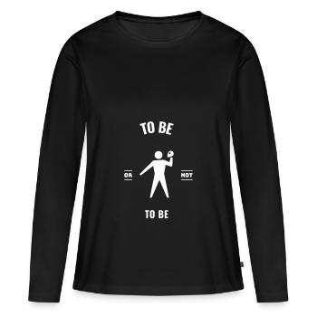 Hamlet William Shakespeare Theater Literatur - T-shirt manches longues Premium bio Femme - noir - Devant - Julia (174cm)