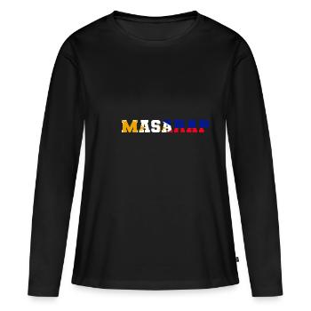 Masarap. Poison de critique gastronomique - T-shirt manches longues Premium bio Femme - noir - Devant - Julia (174cm)