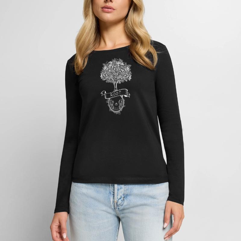root user linux admin server Women's Premium Organic Long Sleeve Shirt
