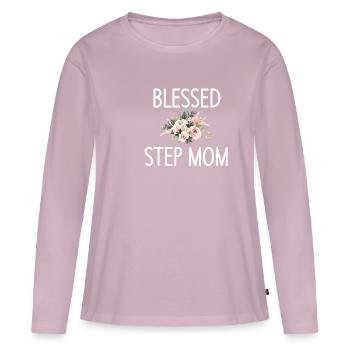 Stepmom Funny Stepmom - Women's Premium Organic Long Sleeve Shirt - dusky pink - Front - Julia (174cm)