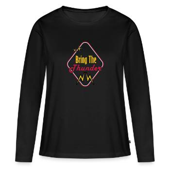Bring the thunder - Women's Premium Organic Long Sleeve Shirt - black - Front - Julia (174cm)