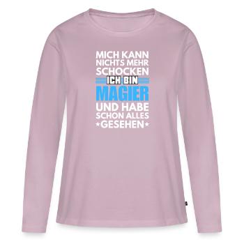 Non-Shockable Mage - Women's Premium Organic Long Sleeve Shirt - dusky pink - Front - Julia (174cm)