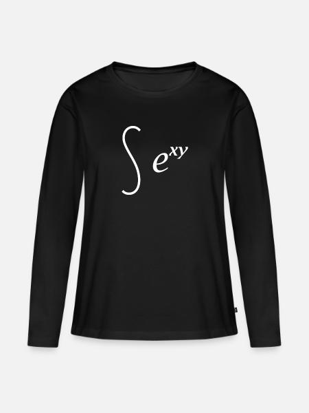 Sexy - Frauen Premium Bio Langarmshirt - Schwarz