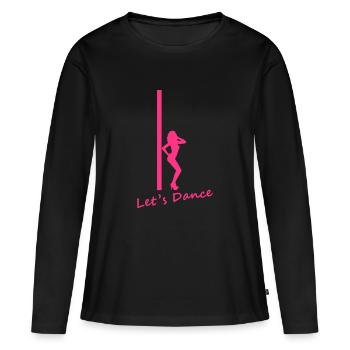 Pole Dance - Frauen Premium Bio Langarmshirt - Schwarz - Vorne - Julia (174cm)