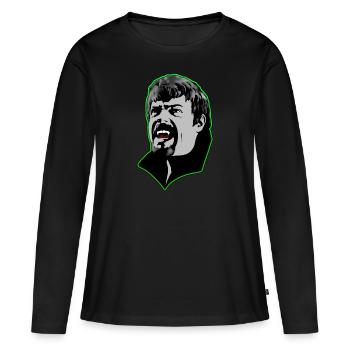 Un homme vampire affamé - vert - T-shirt manches longues Premium bio Femme - noir - Devant - Julia (174cm)