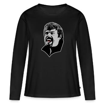 Un homme vampire affamé - blanc - T-shirt manches longues Premium bio Femme - noir - Devant - Julia (174cm)