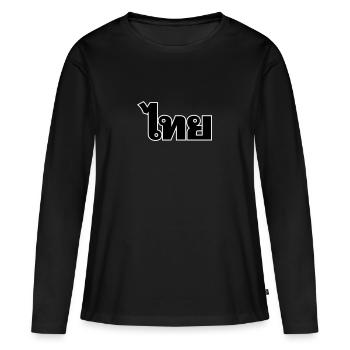 Thaïlande Thaï - T-shirt manches longues Premium bio Femme - noir - Devant - Julia (174cm)