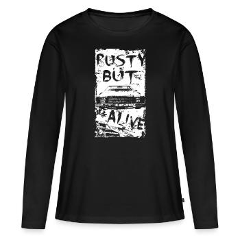 RUSTY GOAL ALIVE - Women's Premium Organic Long Sleeve Shirt - black - Front - Julia (174cm)