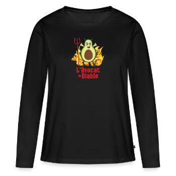T-shirt Lawyers, and Law Students - Women's Premium Organic Long Sleeve Shirt - black - Front - Julia (174cm)