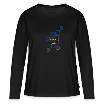 Geschenk Dejan - Frauen Premium Bio Langarmshirt - Schwarz - Vorne - Julia (174cm)