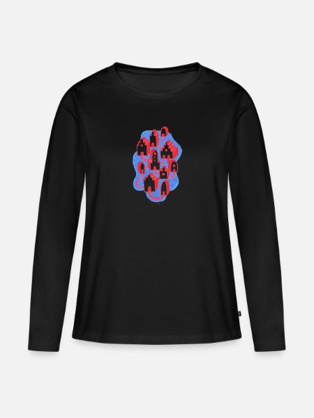 Home Sweet Home #1 - Premium økologisk langærmet T-shirt til kvinder - sort