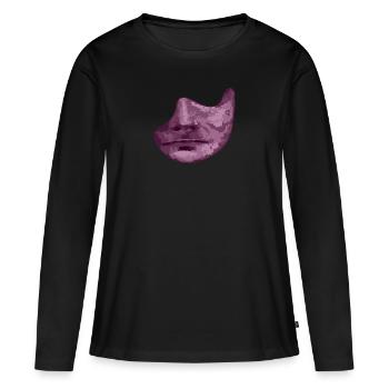 Mask - Women's Premium Organic Long Sleeve Shirt - black - Front - Julia (174cm)