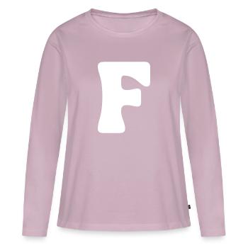 F - Frauen Premium Bio Langarmshirt - Altrosa - Vorne - Julia (174cm)