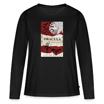 Dracula - Bram Stoker - T-shirt manches longues Premium bio Femme - noir - Devant - Julia (174cm)