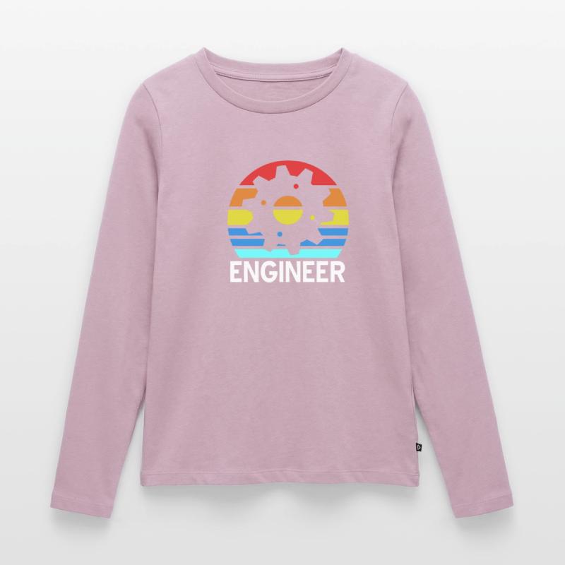 Engineer Civil Builder Mechanical Engineering Math Women's Premium Organic Long Sleeve Shirt