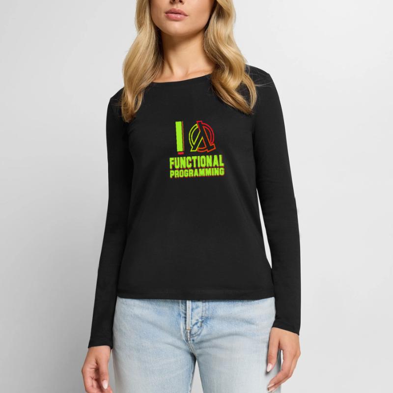 Programmierer Lambda Frauen Premium Bio Langarmshirt