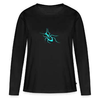Insecte - T-shirt manches longues Premium bio Femme - noir - Devant - Julia (174cm)