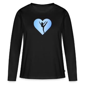 Gymnastics Training Gymnastics Trainer - Women's Premium Organic Long Sleeve Shirt - black - Front - Julia (174cm)
