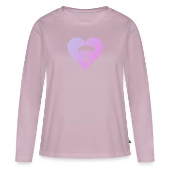Skydive Luft - Frauen Premium Bio Langarmshirt - Altrosa - Vorne - Julia (174cm)