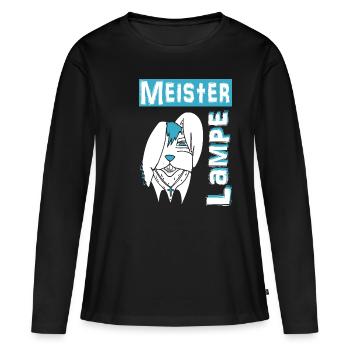 Meister Lampe - Frauen Premium Bio Langarmshirt - Schwarz - Vorne - Julia (174cm)