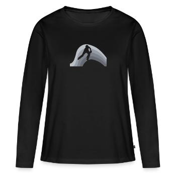 Cricketers Cricket Team Cricketers - Women's Premium Organic Long Sleeve Shirt - black - Front - Julia (174cm)