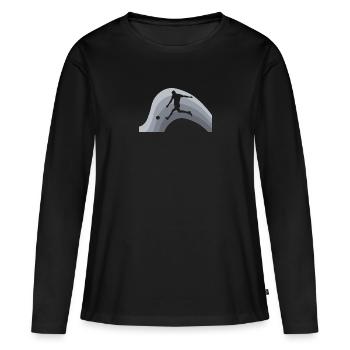 Futsal Players Futsal Team Ball Sports - Women's Premium Organic Long Sleeve Shirt - black - Front - Julia (174cm)