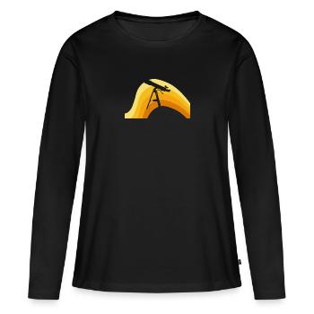 Physicist, Astronomy, Astrophysics - Women's Premium Organic Long Sleeve Shirt - black - Front - Julia (174cm)